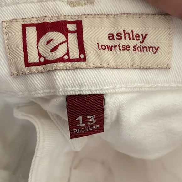White lei Jeans Juniors sz 13 - Picture 4 of 5